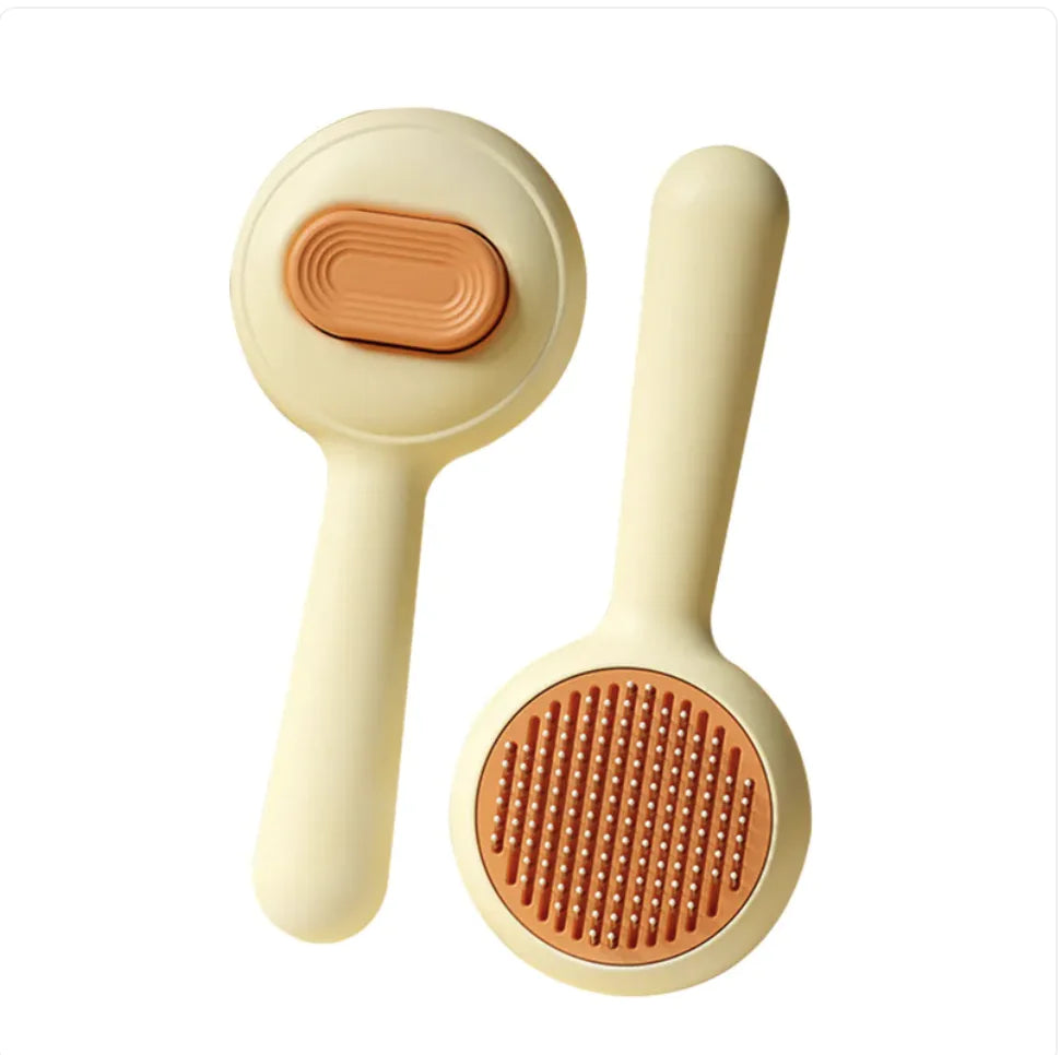 Non-Slip Pet Grooming Brush – Stainless Steel Comb