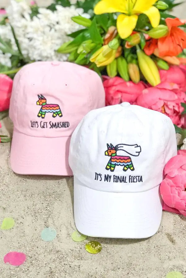 Final Fiesta Bachelorette Party Dad Hat – Embroidered Fun Design