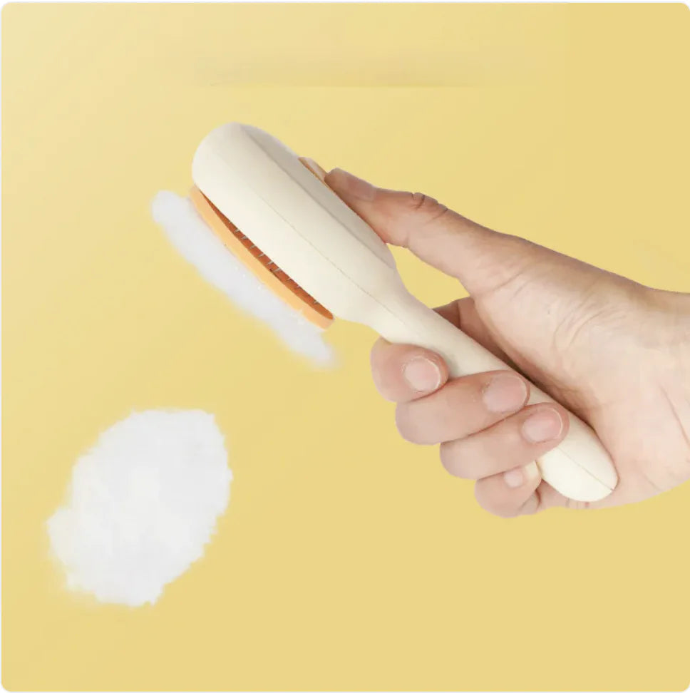 Non-Slip Pet Grooming Brush – Stainless Steel Comb