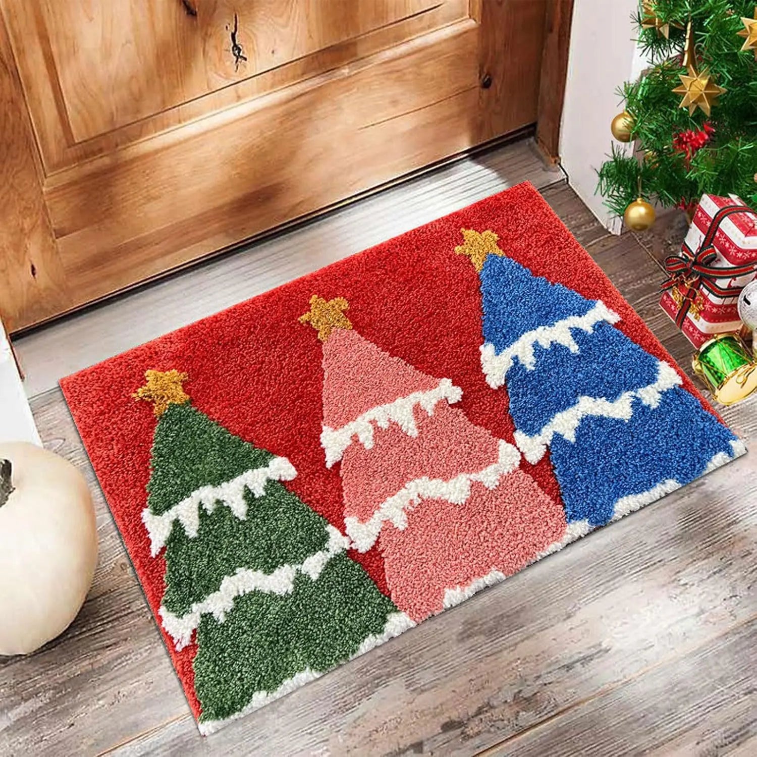 Christmas Holiday Home Decor Mat