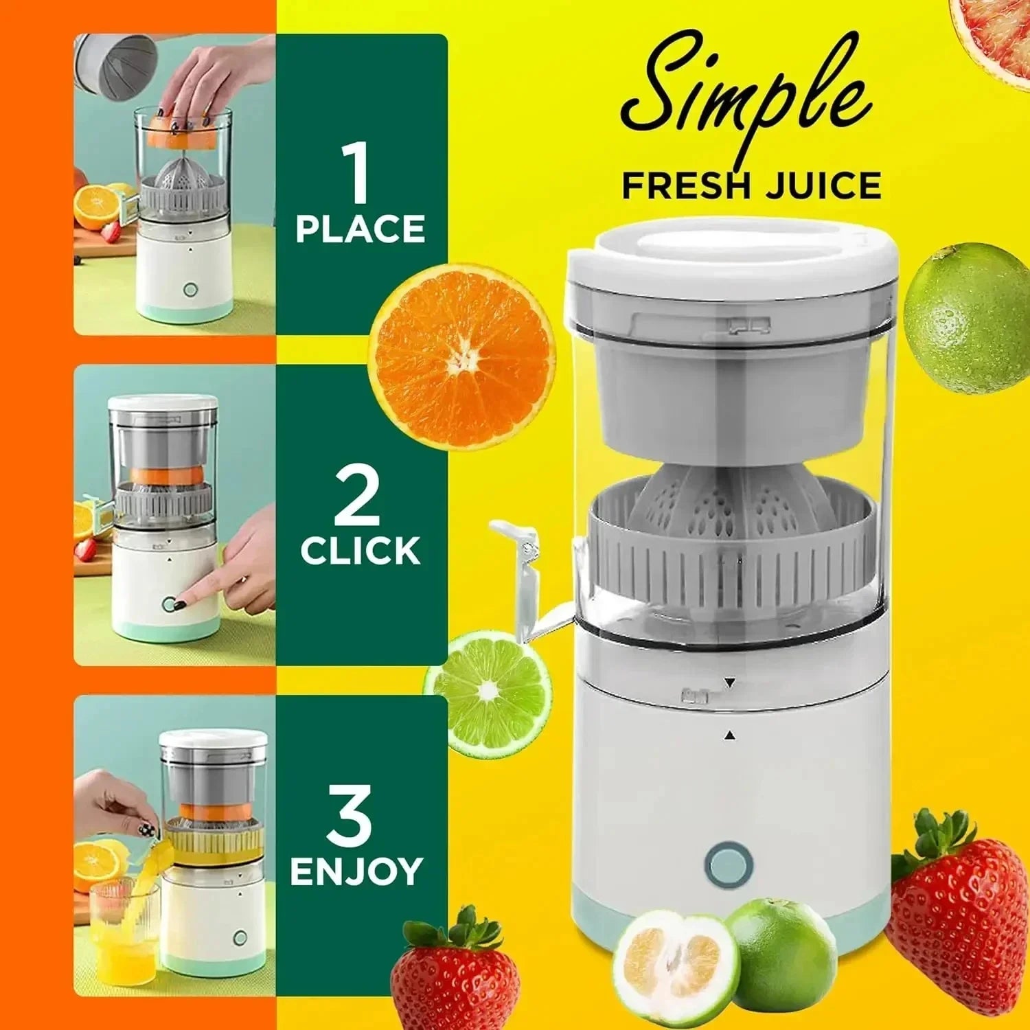 USB Electric Citrus Juicer Cup