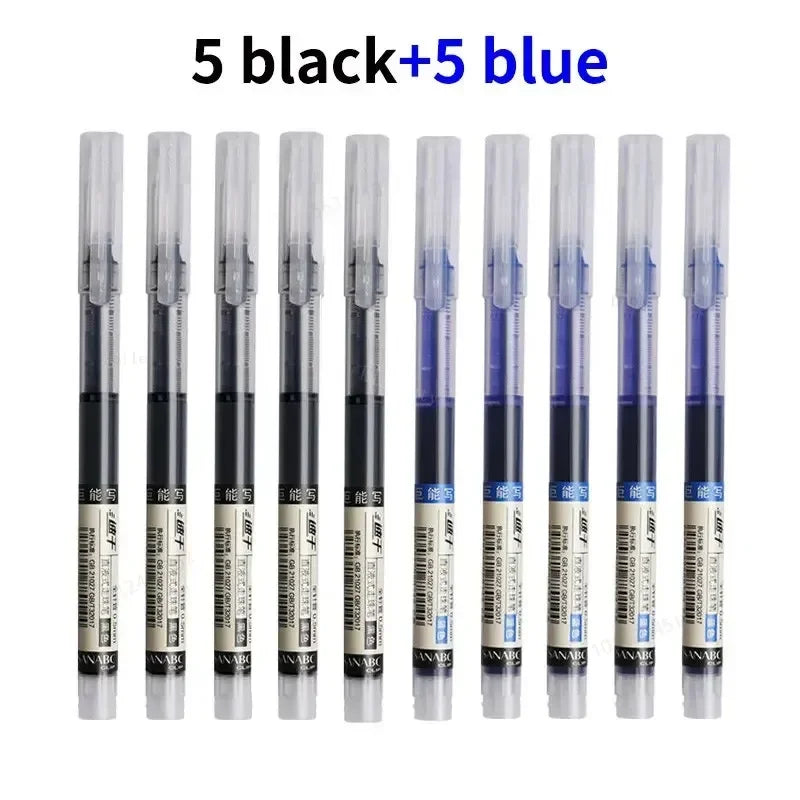 10-Piece Needle Tip Gel Pen Set