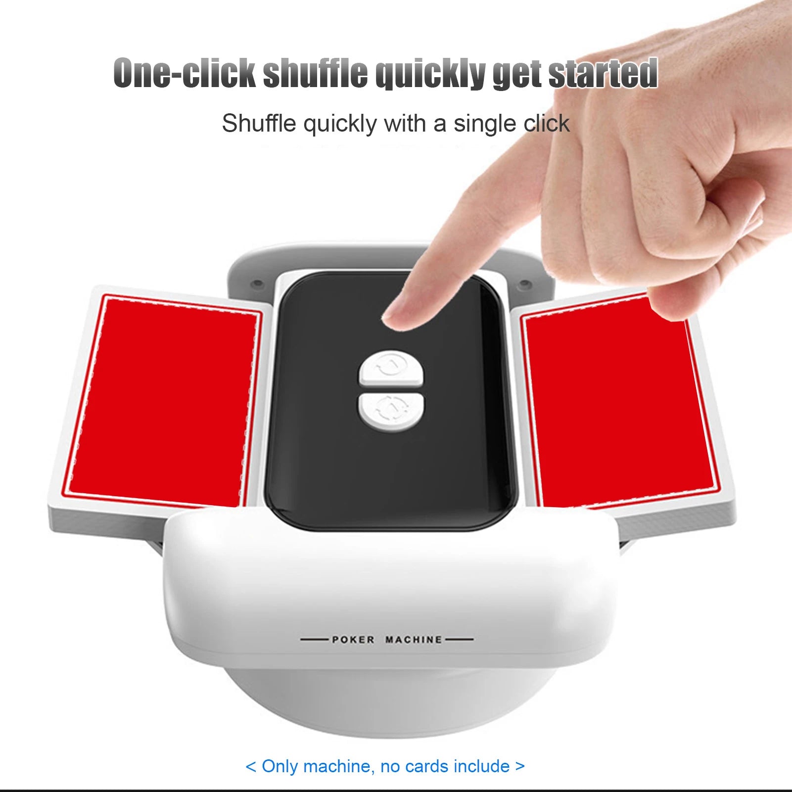 Rechargeable 2-Deck Card Shuffler