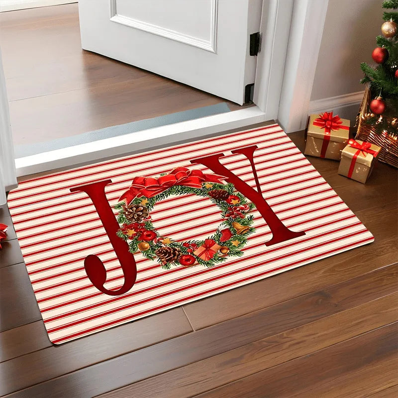 Christmas Holiday Home Decor Mat
