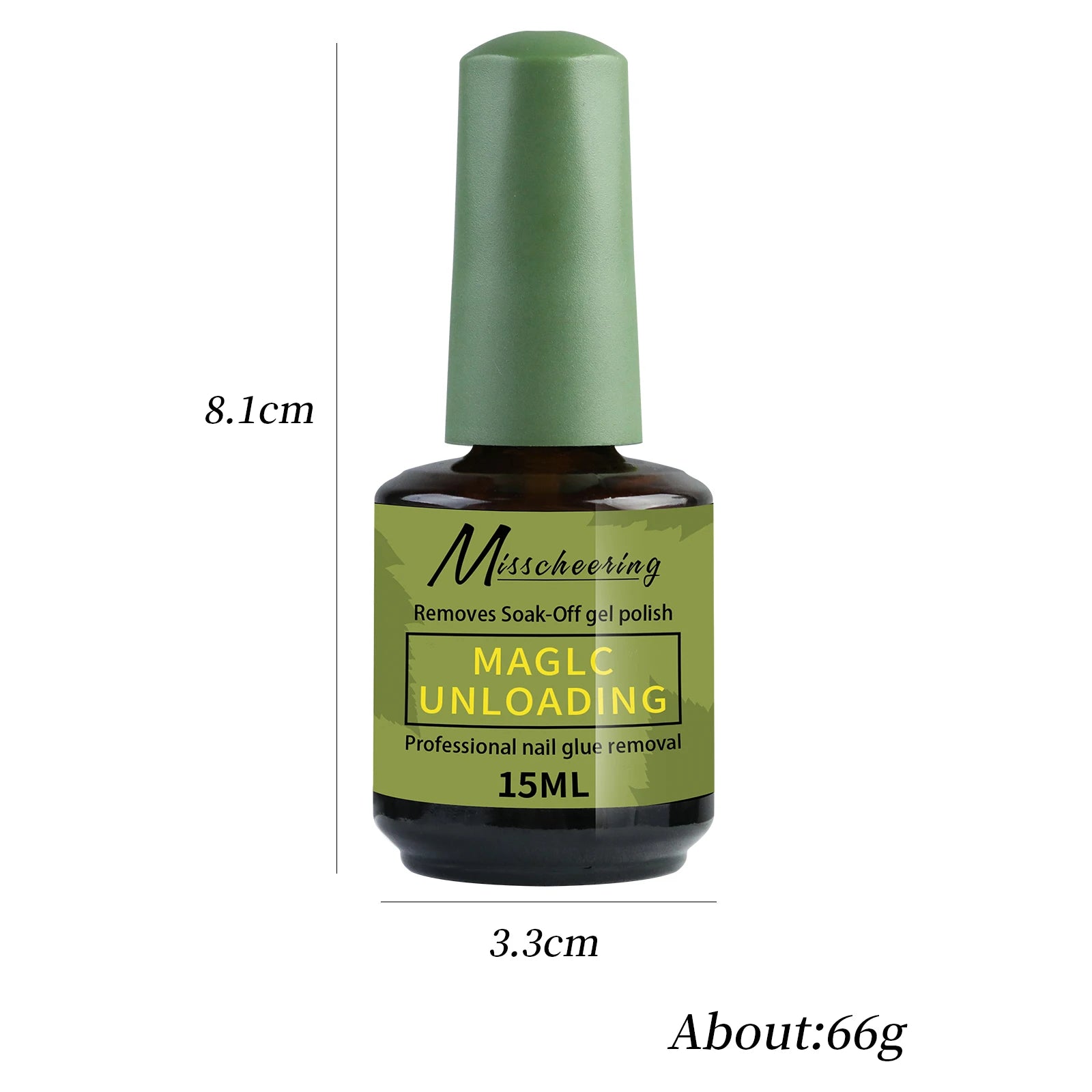Misscheering 15ml UV Gel Nail Polish Remover