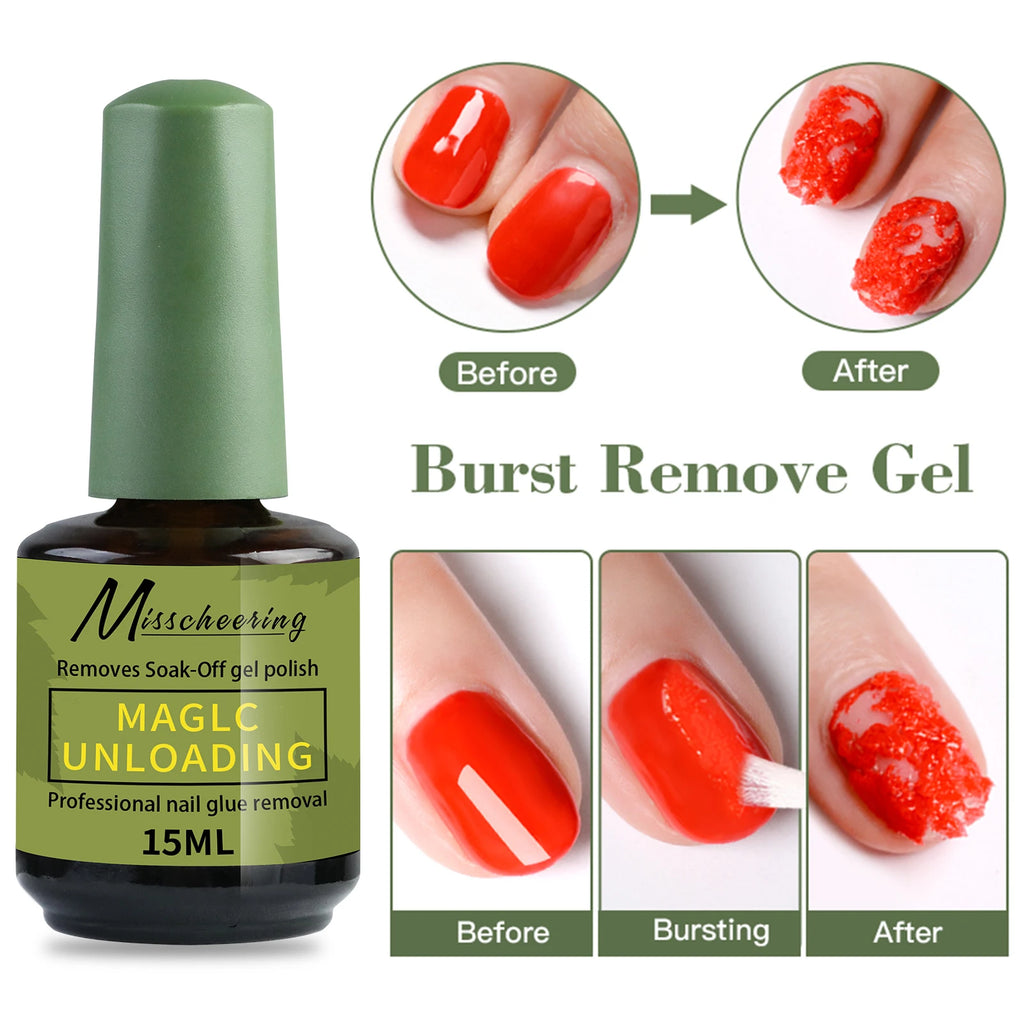 Misscheering 15ml UV Gel Nail Polish Remover