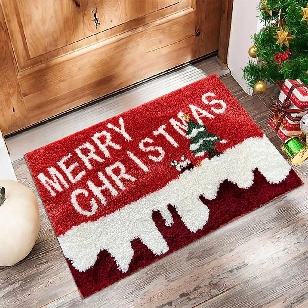 Christmas Holiday Home Decor Mat