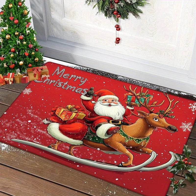 Christmas Holiday Home Decor Mat