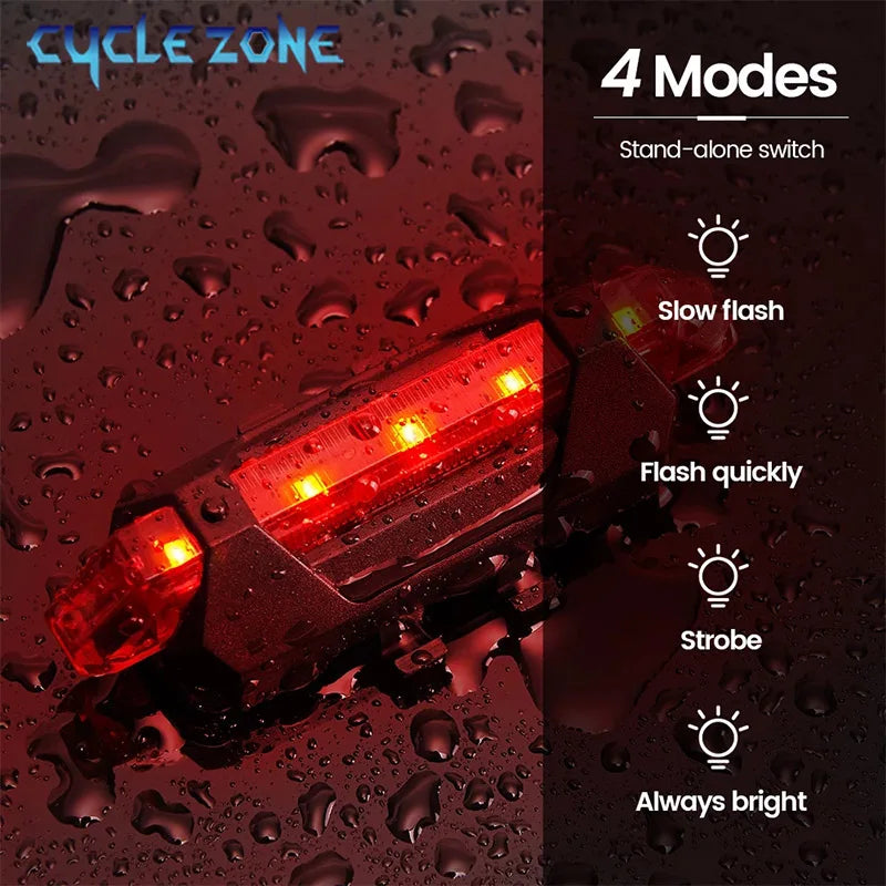 Rechargeable Bike Front/Rear Lamp Set