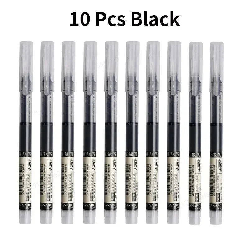 10-Piece Needle Tip Gel Pen Set