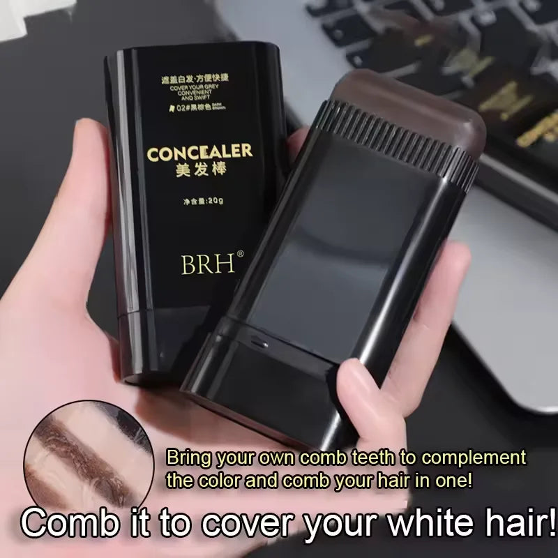 2-in-1 Hair Dye Stick with Comb – Quick Gray Coverage