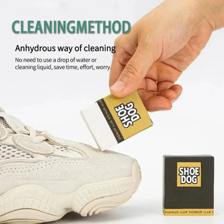 White Rubber Shoe Cleaner Block