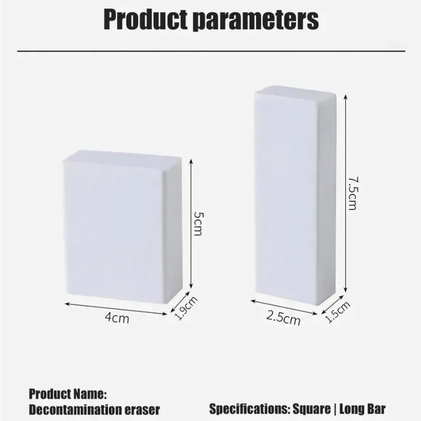 White Rubber Shoe Cleaner Block