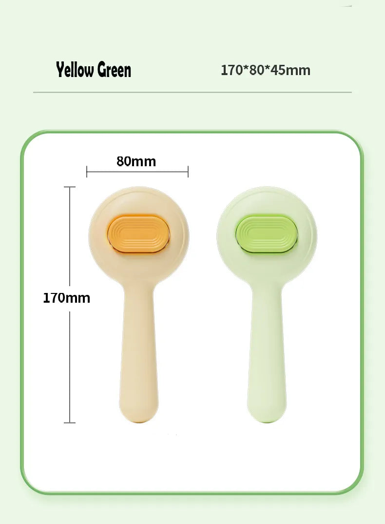 Non-Slip Pet Grooming Brush – Stainless Steel Comb