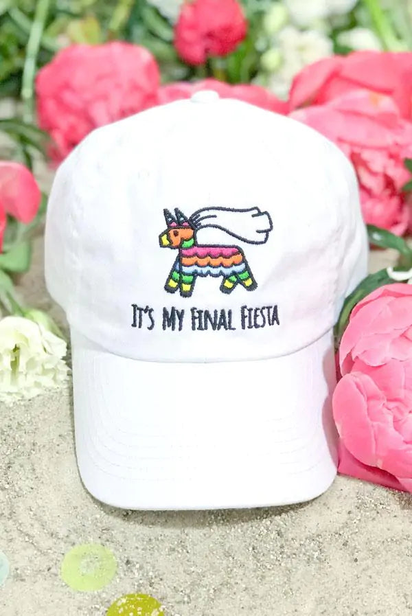 Final Fiesta Bachelorette Party Dad Hat – Embroidered Fun Design